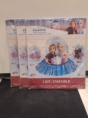 Disney Frozen II Table Decorate Kit. 3 Centerpieces In Each Pack Price Is Per